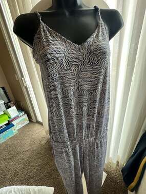 Veronica M Grady Drop Waist Spaghetti Strap Jumpsuit